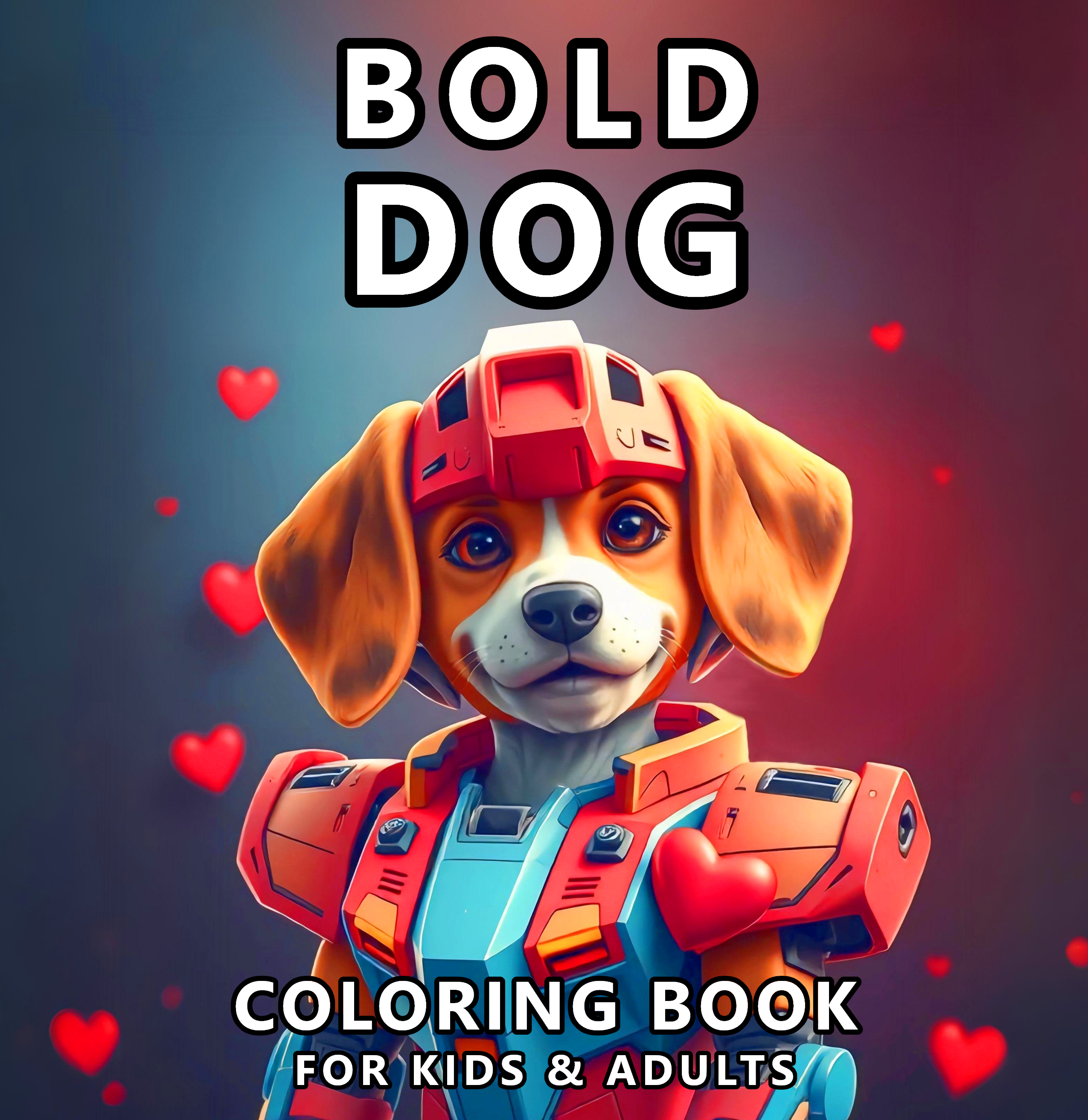 Dog coloring book for kids